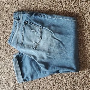 Maurices long boyfriend fit crops